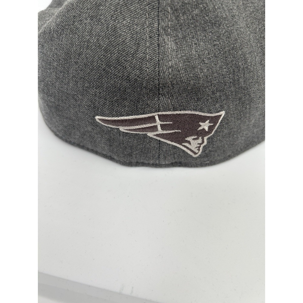 NFL New England Patriots Suiting Duckbill Fitted Hat New Era Gray Super Bowl XXL
